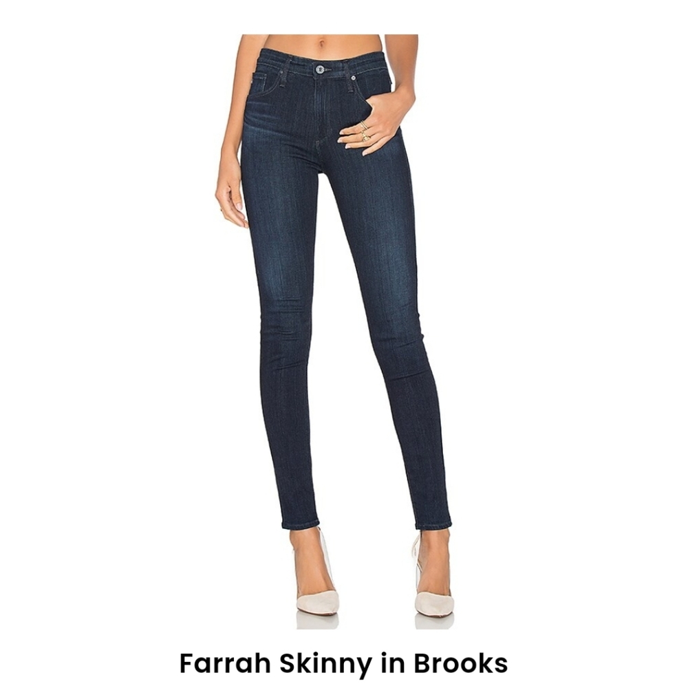 AG Farrah skinny jeans brooks size 24